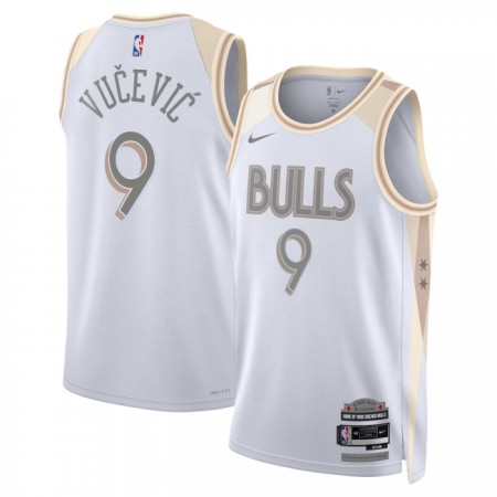 Dres Chicago Bulls Nikola Vucevic Nike 2024-25 City Edition Bijela Swingman